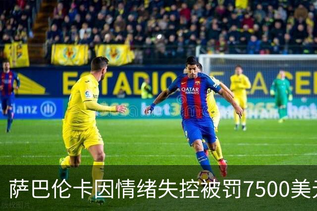 萨巴伦卡因情绪失控被罚7500美元 球拍遭重击